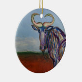 Wildebeest Keramisch Ornament (Rechts)
