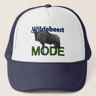 Wildebeest Mode Trucker Hat Trucker Pet