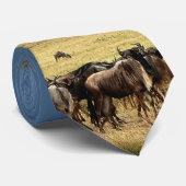 Wildebeest stropdassen (gnu) (Opgerold)
