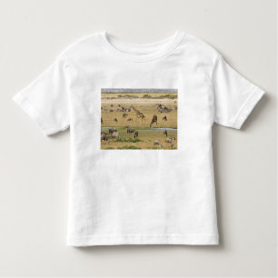 Wildebeesten, zebra's en Giraffes Kinder Shirts