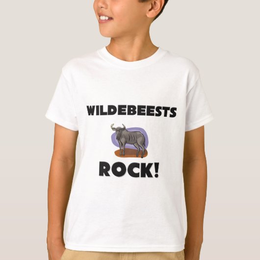 Wildebeests Rock T-shirt (Voorkant)