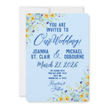 Wildebloem Bliss Mooie Bloemen op Blauwe Achtergro