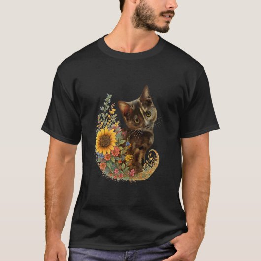 Wildebloem Lapjeskat T-shirt (Voorkant)