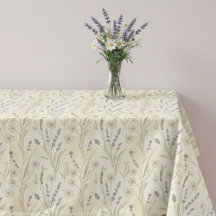 Wildebloem Madelief Lavendel Cottagecore Patroon