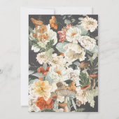 Wildebloem Paddenstoel | Boho 1e Verjaardag  Kaart (Achterkant)