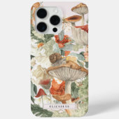 Wildebloem Paddenstoel | Boho Herfstbos Monogram Case-Mate iPhone Case (Achterkant)