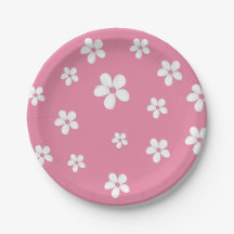 Wildebloem Stof Roze Schattig Meisje Verjaardag