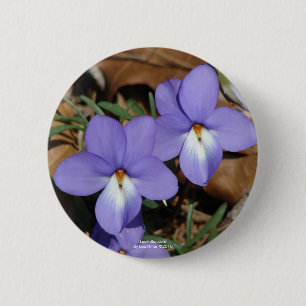 WildeBloemen Birds-Foot Violet III Geschenken & Kl Ronde Button 5,7 Cm