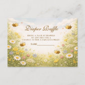 Wildebloemen Honing Weide Luier Raffle Informatiekaartje (Voorkant)