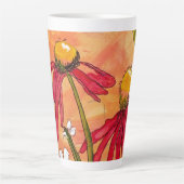 Wildebloemen ochtend latte mok (Voorkant)