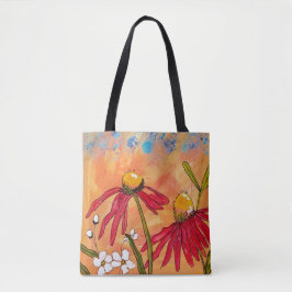 Wildebloemen ochtend tote bag