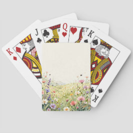 Wildebloemenhoning Speelkaarten – Weide Design