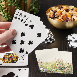 Wildebloemenhoning Speelkaarten – Weide Design