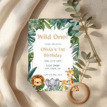 Wildebras Boho Safari Jungle Dieren 1e Verjaardag