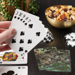 Wildehartige Eenhoorn Pokerkaarten