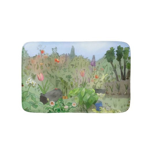 Wilder Garten Badematte Badmat (Voorkant)