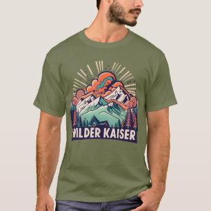 Wilder Kaiser Alpine Majesteit - Europese skivluch T-shirt