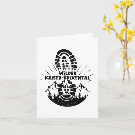 Wilder Kaiser-Brixental Tirol Oostenrijk Vakantie  Kaart (Gele Bloem)