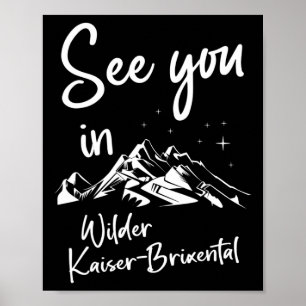 Wilder Kaiser-Brixental Tirol Oostenrijk Vakantie Poster