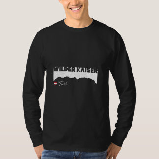 Wilder Kaiser Crown Tirol Oostenrijk Vlaggenkartel T-shirt