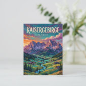 Wilder Kaiser Oostenrijk Briefkaart (Staand voorkant)