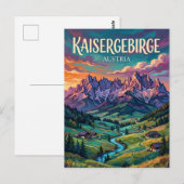 Wilder Kaiser Oostenrijk Briefkaart (Voorkant / Achterkant)