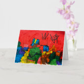 Wilder Marker Folie Wenskaart (Orchidee)