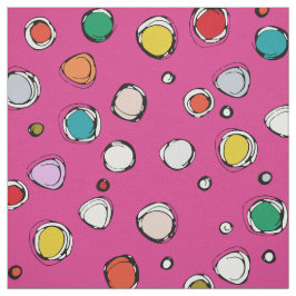 wilderdot cerise stof