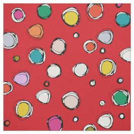 wilderdot red stof
