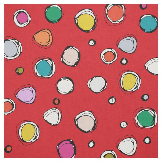 wilderdot red stof (Swatch)