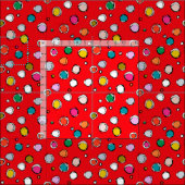 wilderdot red stof (Delen)