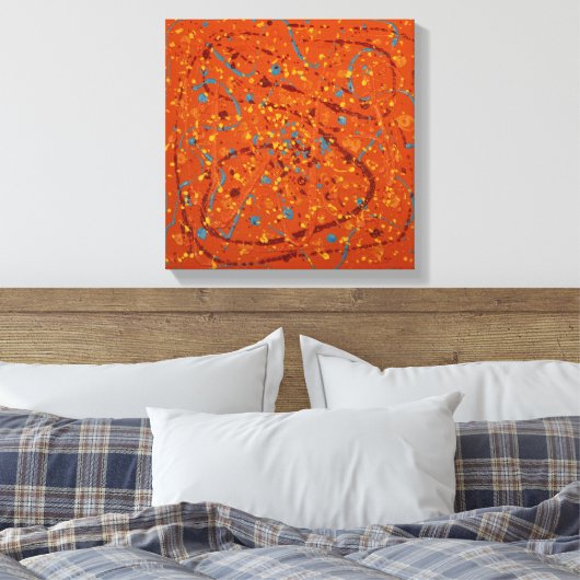 Wilderheid Canvas Afdruk (Insitu (Slaapkamer))