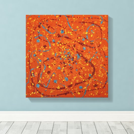 Wilderheid Canvas Afdruk (Insitu (Houten vloer))