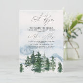 Wilderheid Het avontuur begint Baby shower Kaart (Staand voorkant)