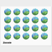 Wilderheid Ronde Sticker (Vel)
