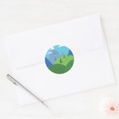 Wilderheid Ronde Sticker (Envelop)