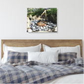 Wilderheid Water Canvas Afdruk (Insitu (Slaapkamer))
