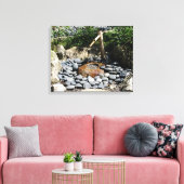 Wilderheid Water Canvas Afdruk (Insitu (Woonkamer))