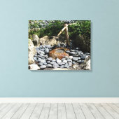 Wilderheid Water Canvas Afdruk (Insitu (Houten vloer))