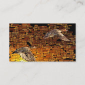 Wilderheid Zonnegeenden op stenen achtergrond Visitekaartje (Achterkant)