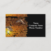 Wilderheid Zonnegeenden op stenen achtergrond Visitekaartje (Voorkant)