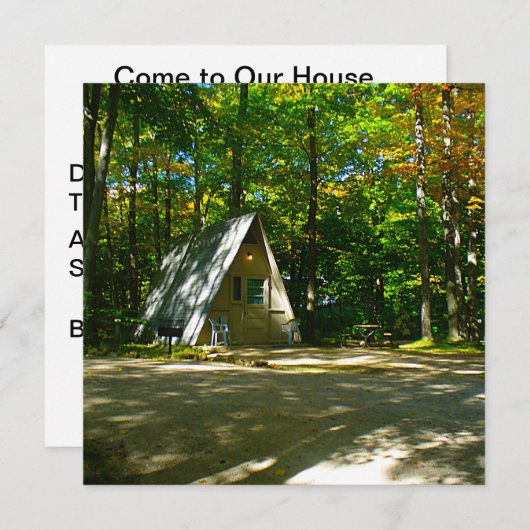 Wilderness A-Lijst Camping op de camping Kaart (Voorkant / Achterkant)