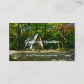 Wilderness A-Lijst Camping op de camping Visitekaartje (Achterkant)