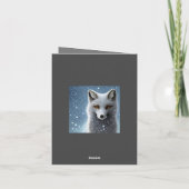 Wilderness Artic Fox Kaart (Achterkant)