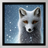 Wilderness Artic Fox Poster (Voorkant)