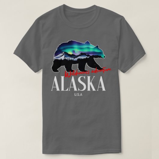 Wilderness avontuur Alaska VS T-shirt (Design voorkant)