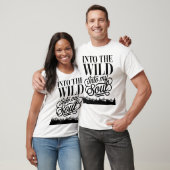 Wilderness Avontuur Quote met Mountain Scene T-shirt (Unisex)