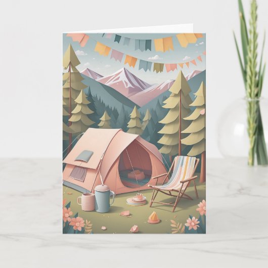 Wilderness Birthday Adventure Kaart (Voorkant)
