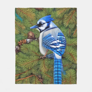 Wilderness Blue Jay Fleece Deken
