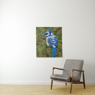 Wilderness Blue Jay Wandkleed